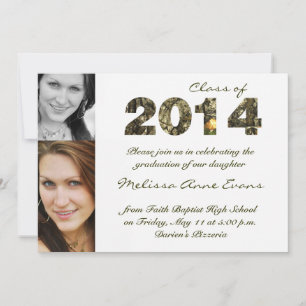Camo Class of 2014 Graduation Invitation