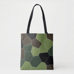 Camo Colour Abstract Pattern Tote Bag