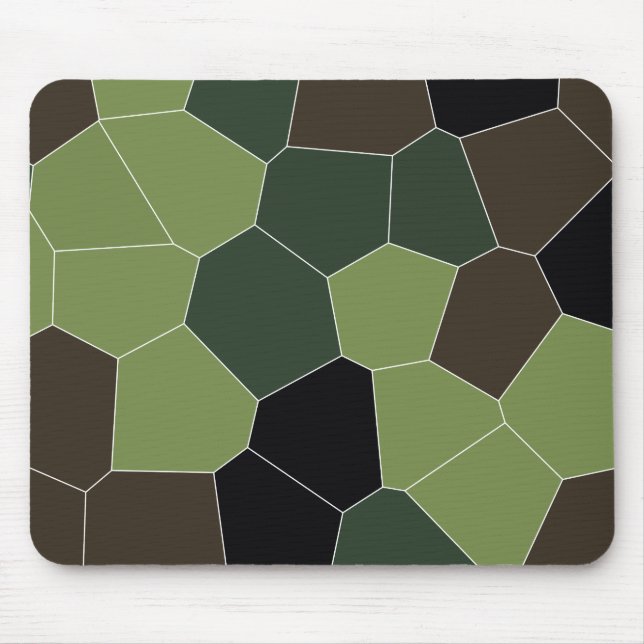 Camo Colour Pattern Mouse Pad (Front)