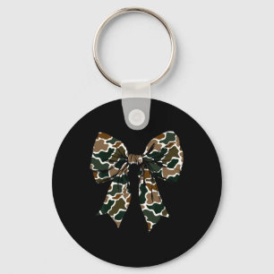 Camo Coquette Bow Duck Hunt Duck Hunting Women Gir Key Ring