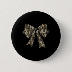 Camo Coquette Bow Duck Hunting Girls Kids Women Hu 6 Cm Round Badge