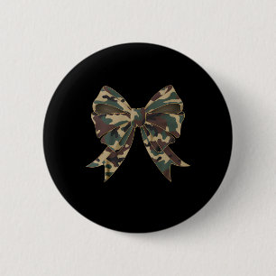 Camo Coquette Bow Duck Hunting Girls Kids Women Hu 6 Cm Round Badge