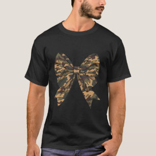 Camo Coquette Bow Duck Hunting Girls Kids Women Hu T-Shirt