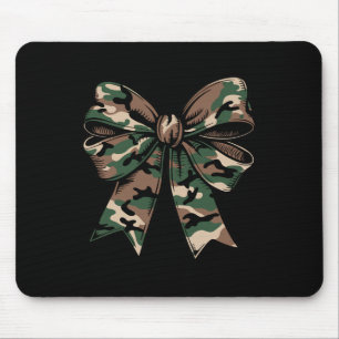 Camo Coquette Bow Duck Hunting Girls Women Deer Hu Mouse Pad