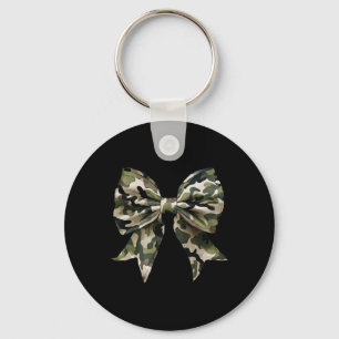 Camo Coquette Bow Hunt Duck Hunting Camouflage 1  Key Ring
