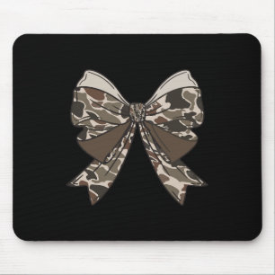 Camo Coquette Bow Hunt Duck Hunting Camouflage Men Mouse Pad