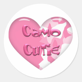 Camo Cutie stickers