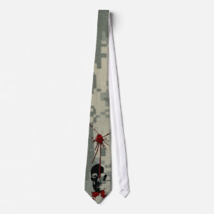 Camo Death Tie