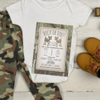 Camo Deer Buck or Doe Baby Gender Reveal Party