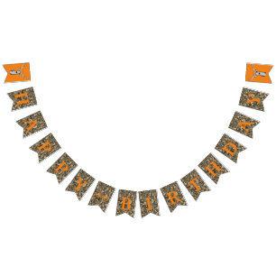 Camo Deer Hunting Buck Men's Birthday Banner