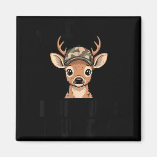 Camo Deer Hunting Daddy's Hunting Buddy Youth Boy Magnet