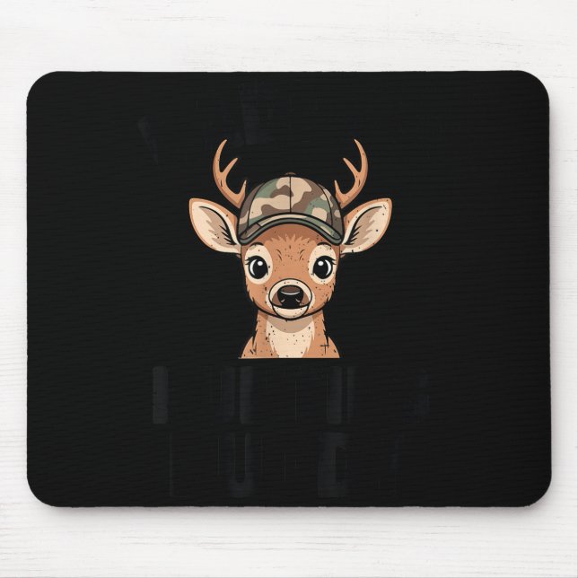 Camo Deer Hunting Daddy's Hunting Buddy Youth Boy  Mouse Pad (Front)