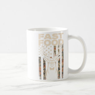 Camo Deer Hunting Fast Food Gag Hunter Gift Funny Coffee Mug