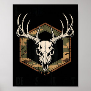 Camo Deer Hunting My Family Tree Has Deer Stand In Poster