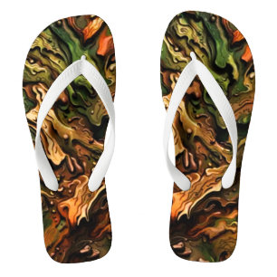 Camo Design Thongs