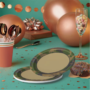 Camo Dinner Plates