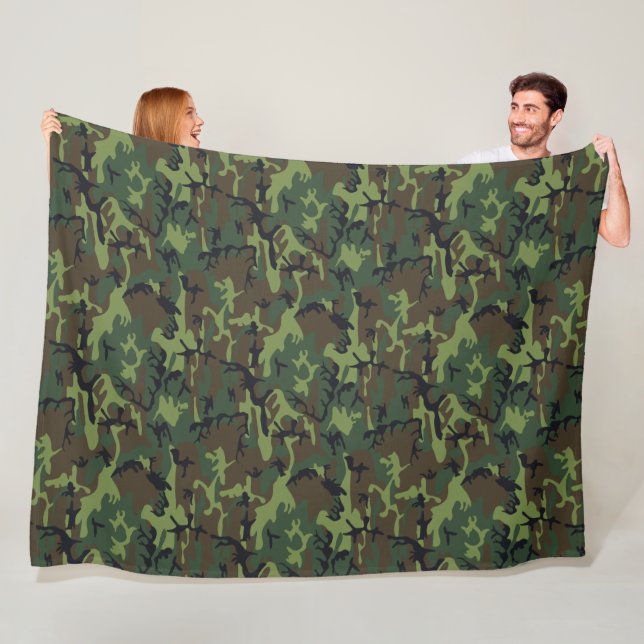Camo Fleece Blanket (In Situ)