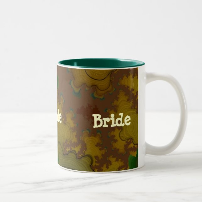 Camo Fractal Bride Mug (Right)