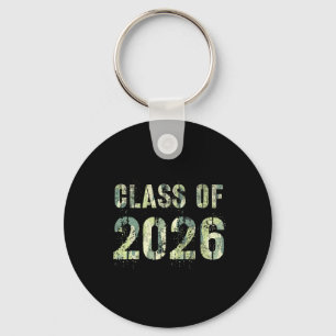 Camo Future Graduation Cl Of 2026 9th Grade First Key Ring