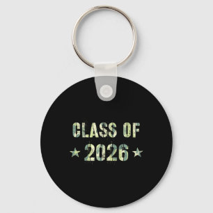 Camo Future Graduation Future Cl Of 2026 9th Grade Key Ring