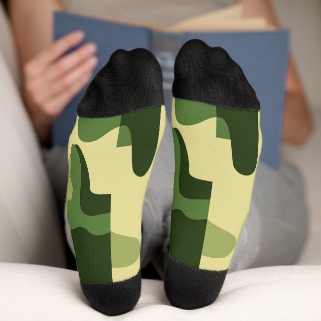 Camo Green Socks (Bottom)