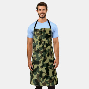 Camo Grill Apron - Custom Military Dad/Mum Gift!