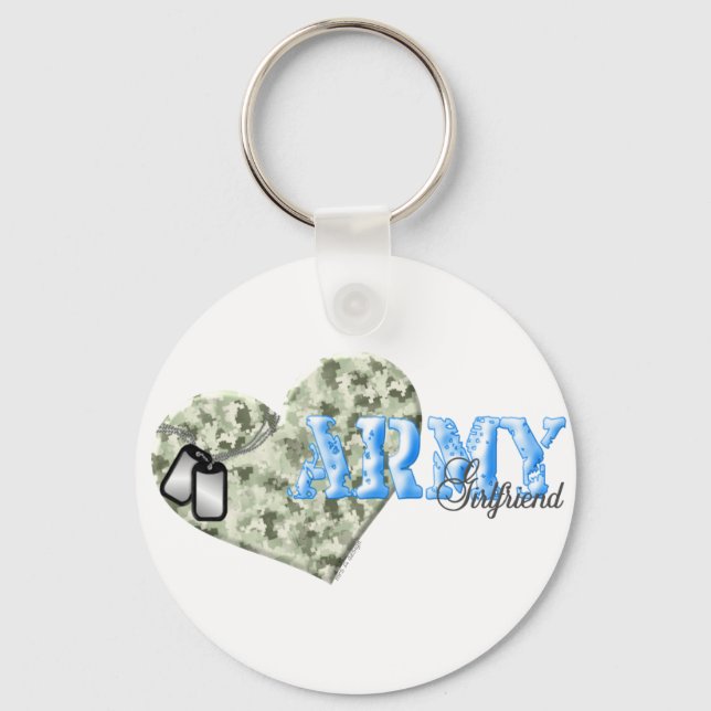 CAMO HEART ARMY GIRLFRIEND KEY RING (Front)