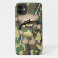 Camo Heart Military Teddy Bear