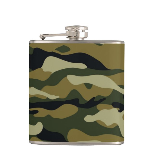 Camo Hip Flask (Front)