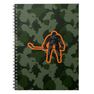 Camo Hockey Notebook