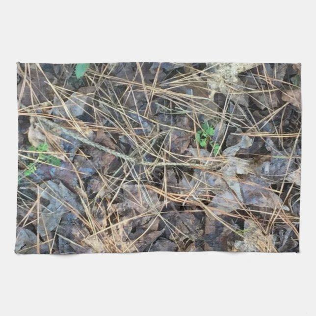 Camo Hunting Towel, Camouflage Tea Towel (Horizontal)