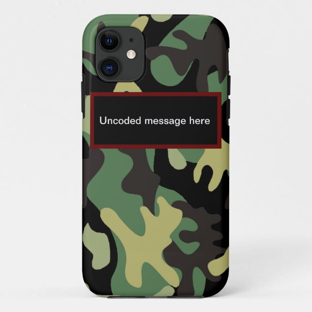 Camo iPhone / iPad case (Back)
