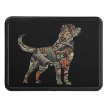 Camo Labrador Retriever Hitch Cover