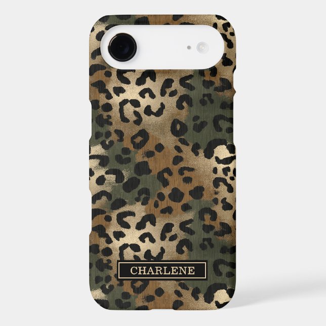 Camo Leopard Print Monogrammed (Back)