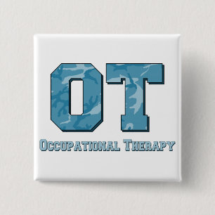 camo letters blue 15 cm square badge