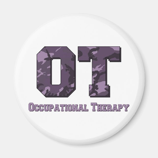 camo letters purple magnet (Front)