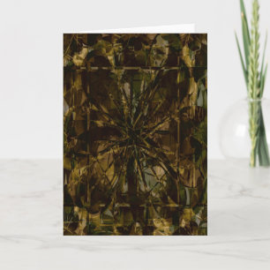 Camo Lover Petal Design Card
