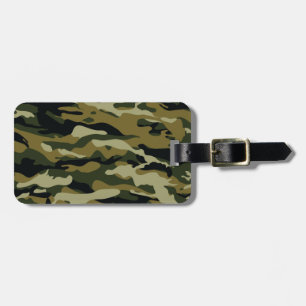 Camo Luggage Tag