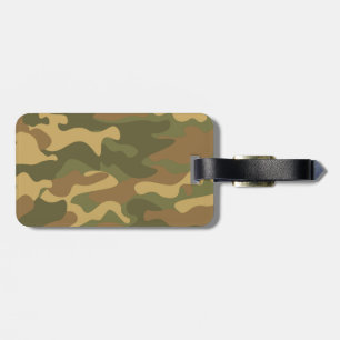 Camo Luggage Tag
