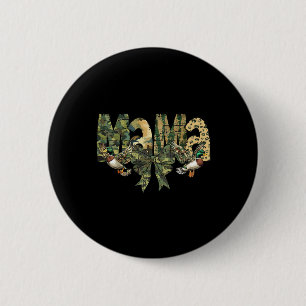 Camo Mama Camouflage Hunting 6 Cm Round Badge