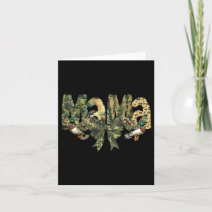 Camo Mama Camouflage Hunting Card