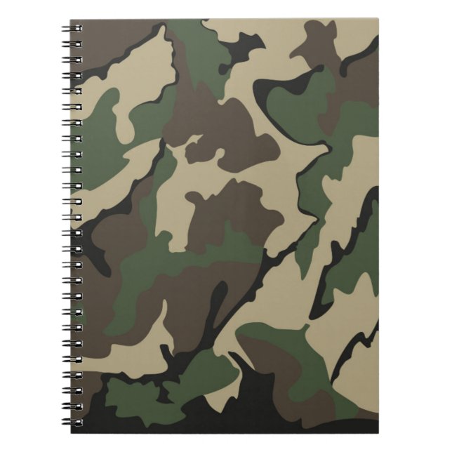 Camo, Notebook (80 Pages B&W) (Front)
