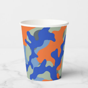 Camo Paper Cup Dart Party Cup