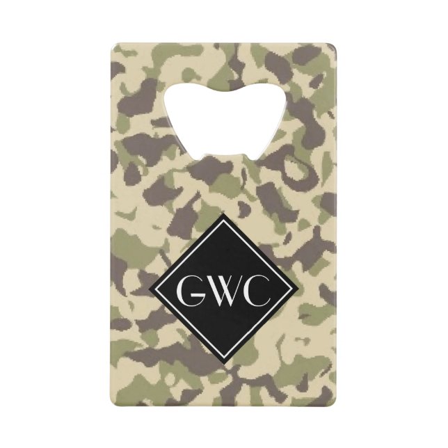 Camo Pattern Custom Monogram (Front)