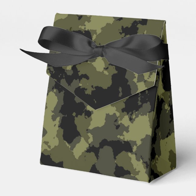 Camo Pattern Favour Box (Front Side)