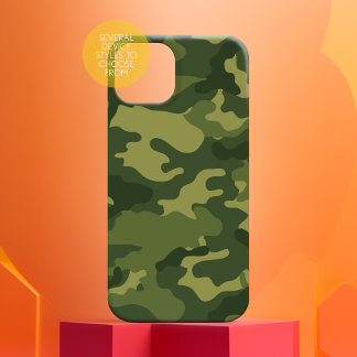 Camo Pattern for hunters military green iPhone 16 Pro Max Case