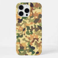 Camo Pattern - Green Orange Brown Black