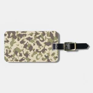 Camo Pattern Luggage Tag
