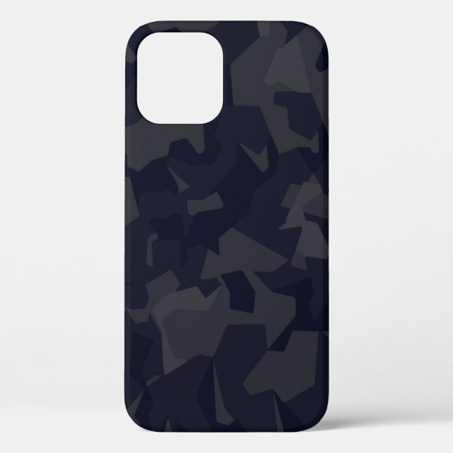 Camo pattern navy Case-Mate iPhone case (Back)