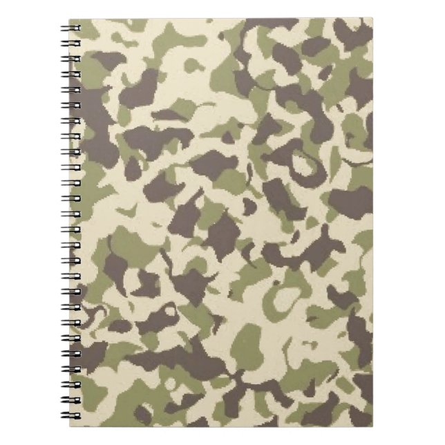 Camo Pattern Notebook (Front)